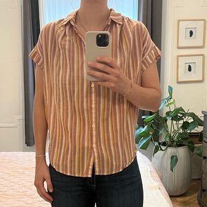 Madewell oversized summer button up